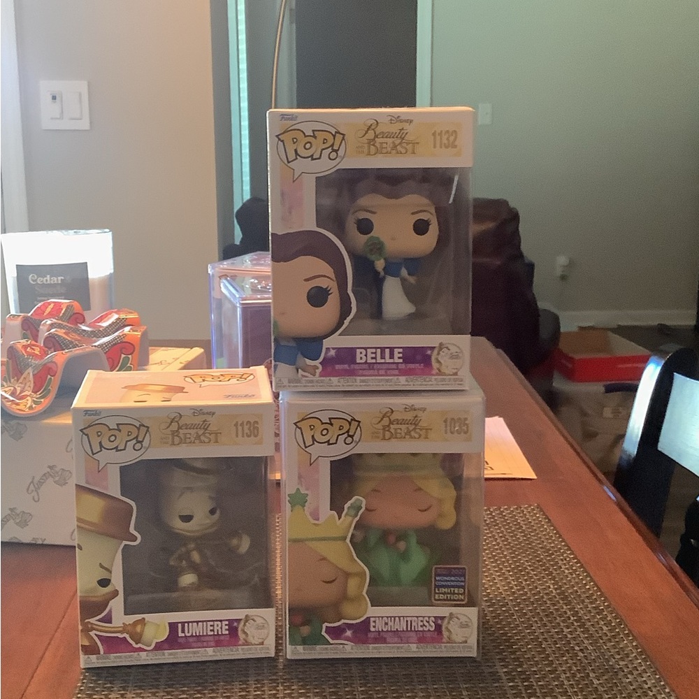 Beauty and the Beast pops